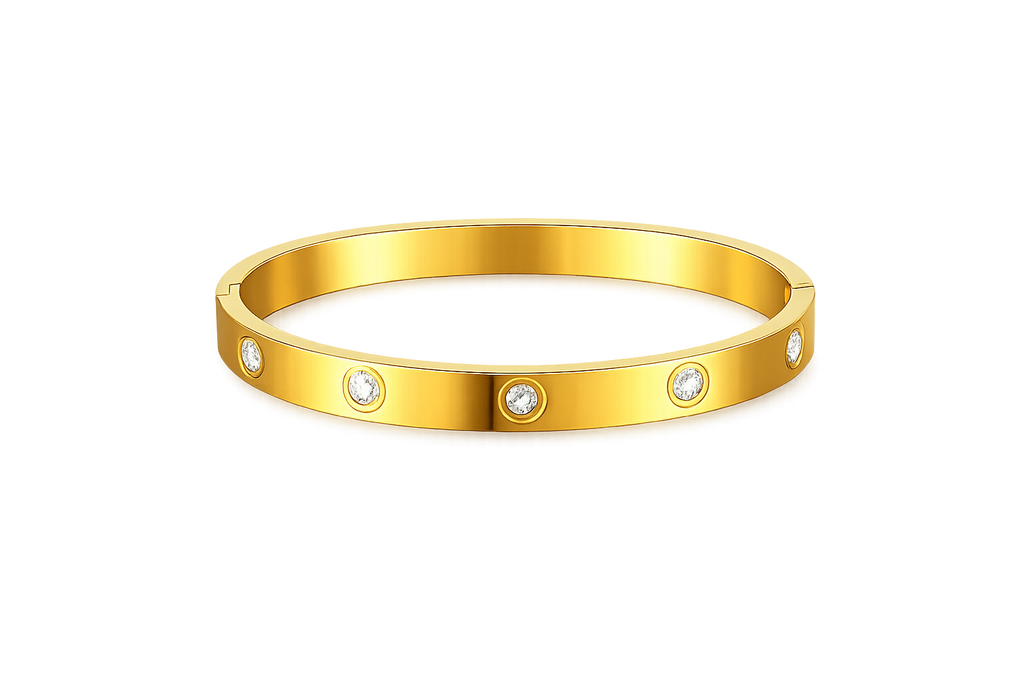 Armreif mit Tennisarmband