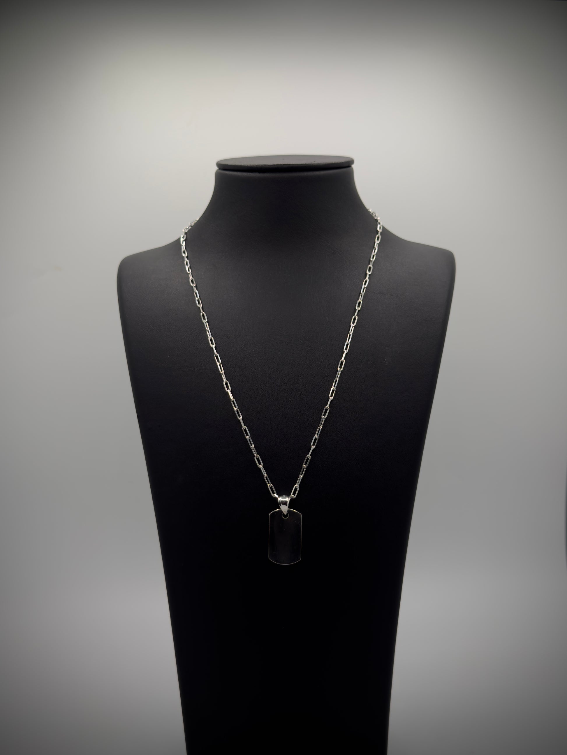 Anhänger rechteck-oval