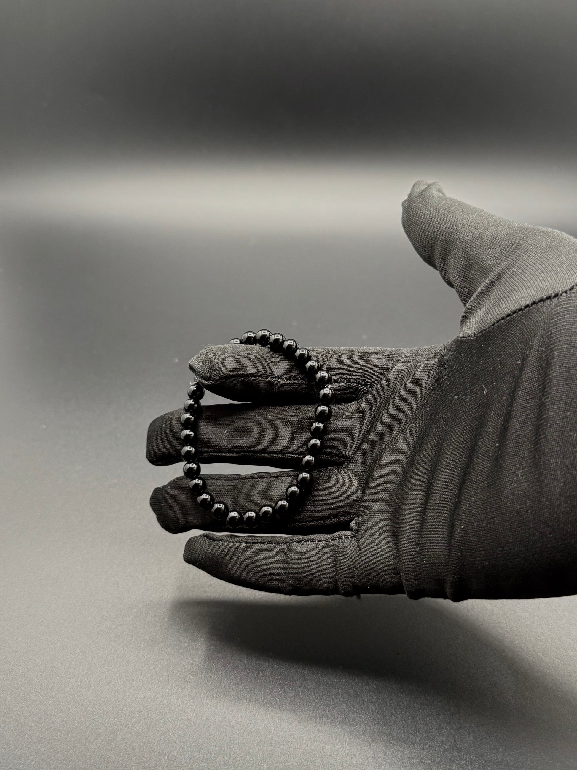 Perlenarmband "schwarz"