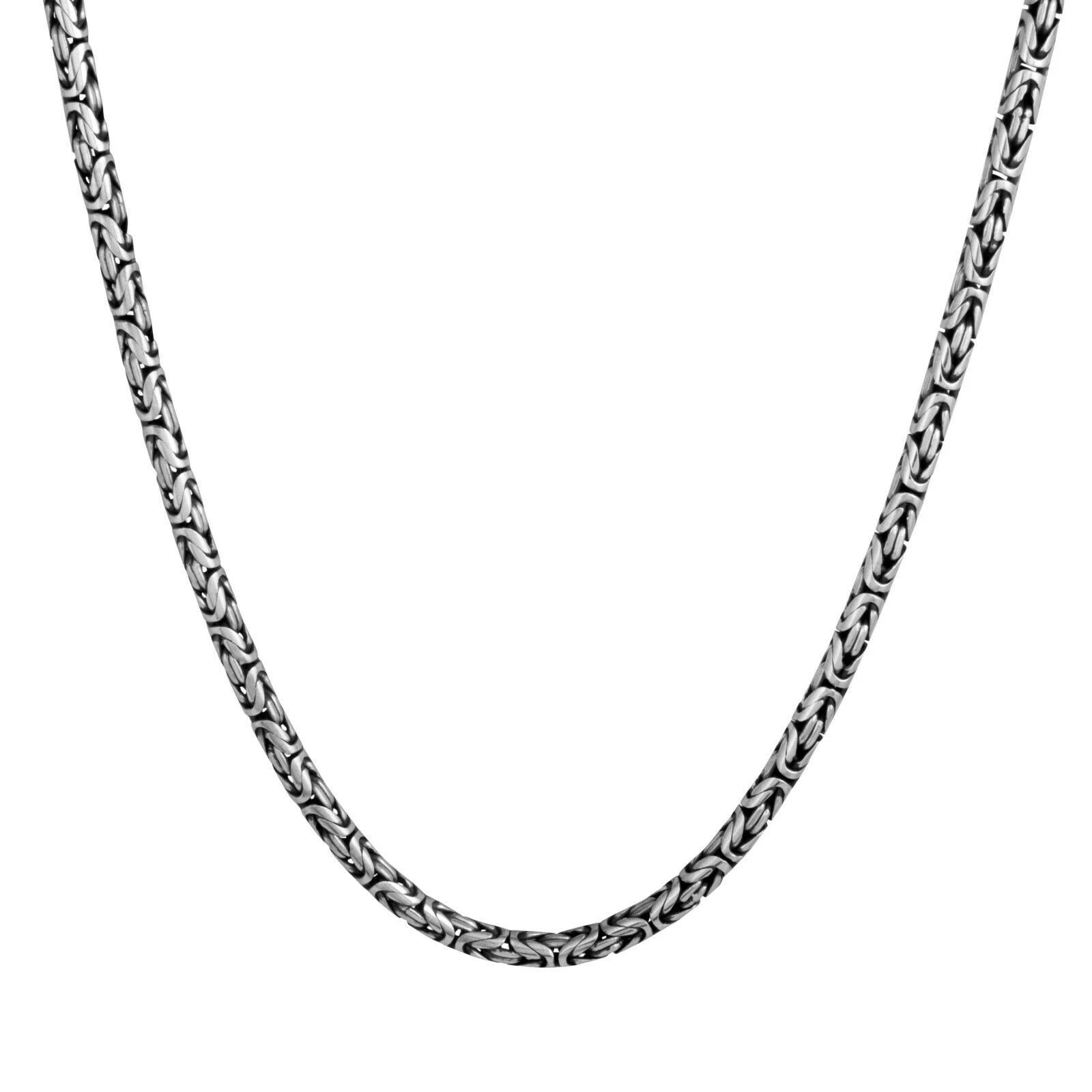 Oxidierte Königskette 3mm